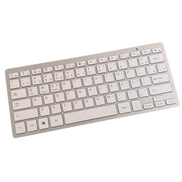 Imagem de Teclado Bluetooth ABNT2 Ultra Fino Sem Fio – Com Tecla Ç e Command, Compatível com Notebook, Tablet, PC e Celular