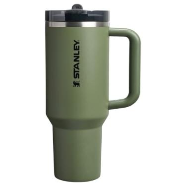 Imagem de Stanley Quencher Pro Tour Flipstraw Tumbler 1,134 g Pinho Seco VRT (caixa)