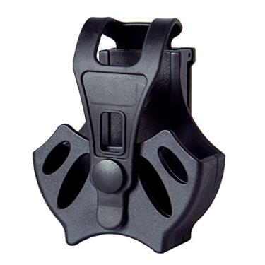 Imagem de X2TKTACT Capa de algema de polímero para a maioria das correntes ou punhos articulados, serve para ASP, coldre de algema de aplicação da lei de liberação rápida, clipe de cinto compatível com MOLLE