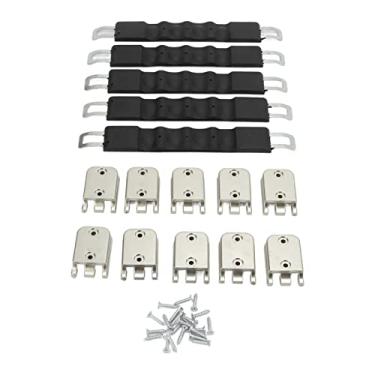 Imagem de Alça de bagagem gaveta de couro puxa alça de mala alças de tronco diy móveis caixa de ferramentas de couro de plástico caixa de medidor elétrico alça substituível para armários