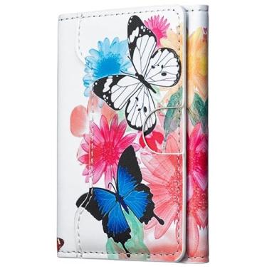 Imagem de LaiYHe Carteira magnética, 6 compartimentos para cartão, flip de couro PU, telefone minimalista fino, compatível com telefones e capas MagSafe, para iPhone 17/16/15/14/13/12/Pro/Max/Plus (duas