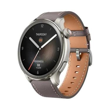Imagem de Pulseira De Couro Macio Para Huami AMAZFIT BALANCE CHEETAH BIP5 GTR 4 