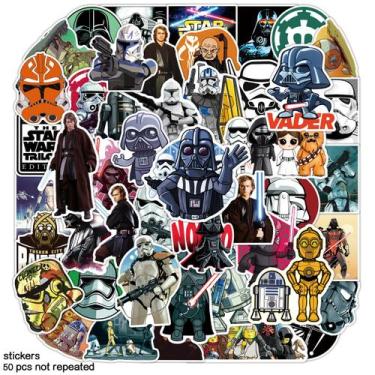 Imagem de Adesivos Astronauts Wars, vinil impermeável, anime, 50 unidades - yiwe