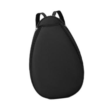 Imagem de simhoa Bolsa para raquetes de tênis, mochila multifuncional para badminton, bolsa de ombro para viagens, raquetes de pickleball, Preto