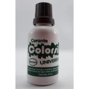 Imagem de CORANTE COLORANTE DE TINTA UNIVERSAL COLORSIL MARROM 34ml