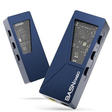 Imagem de BASN Amplificador de fone de ouvido PA60 portátil USB-C DAC, mini decodificador DAC Dongle ES9039Q2M, suporte PCM32bit/768kHz DSD512 com saída de 3,5 mm e 4,4 mm para telefone/laptop/tocadores de