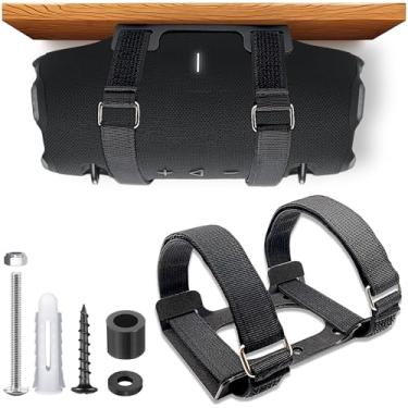Imagem de Suporte de parede de metal compatível com alto-falante portátil Xtreme 4 para jet ski/snowmobile/barco/PWC's, suporte seguro de parede com alça ajustável para xtreme 3/xtreme 2 para teto