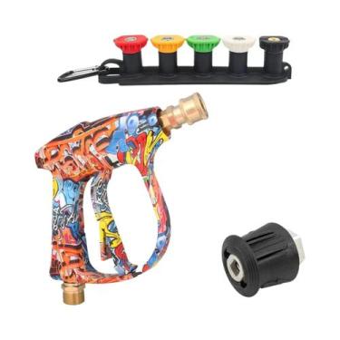 Imagem de Pistola De Água De Alta Pressão 4350PSI Design Graffiti Canhão De Espu