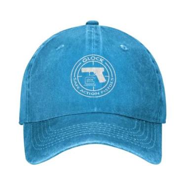 Imagem de Boné De Beisebol Vintage Em Denim Desgastado Para Homens E Mulheres, C