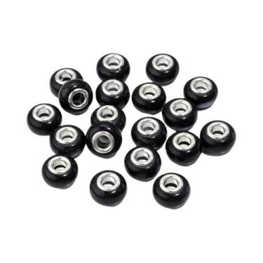 Imagem de Contas De Cerâmica De Resina Com Furo Grande, 20 Peças, Redondas, Banh