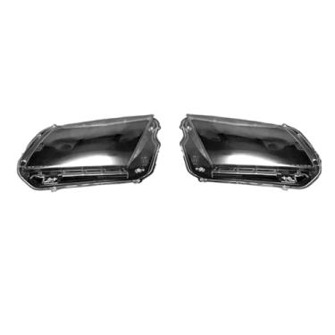 Imagem de Lente do farol do carro fornt capa transparente abajur compatível com ford mustang 2010 2011 2012 2013 2014(1 Pair)