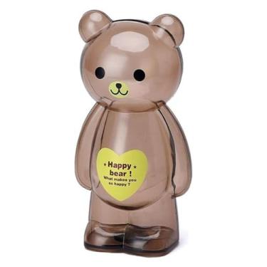 Imagem de Cofrinho cofrinho cofrinho transparente cofrinho de plástico para guardar moedas, dinheiro, doces, decoração de casa, decoração de casa para crianças