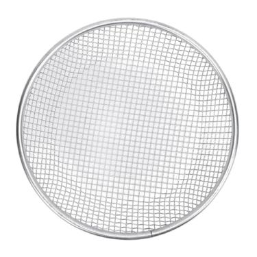 Imagem de Mingzhe Peneira de Adubo de Areia para Jardinagem Em Aço Inoxidável Com Rolamento Carga 50 Kg Com Luvas Antiderrapantes (Furo 6 mm/0,24 pol.)