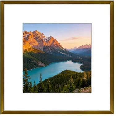 Imagem de Acovy Moldura para foto de 30 x 30 cm, moldura de alumínio fosca para 20 x 20 cm, moldura quadrada para pôster de 30 x 30 cm com vidro temperado de alta definição, moldura de metal para parede, gancho