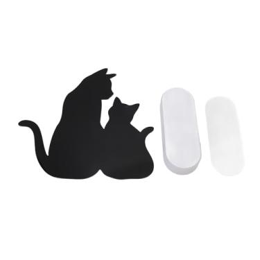 Imagem de Luz noturna de gato led decoração de parede, sensor de movimento ativado por som, lâmpada de silhueta acrílica para quarto, sala de estar, corredor, cozinha