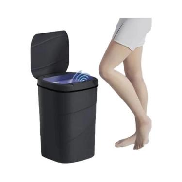 Imagem de Lixeira Inteligente Com Sensor Automático De Fechamento Sem Toque, Ali