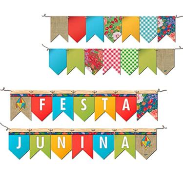 Imagem de Festa Junina Faixa Decorativa Bandeirinha - Festcolor