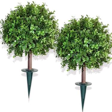 Imagem de Árvores artificiais, árvores artificiais em forma de girassol, plantas artificiais, plantas arbustivas ao ar livre, com função de proteção UV, são adequadas para uso externo e interno e podem ser