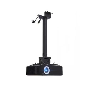 Imagem de Suporte universal para projetor, suporte de suspensão, suporte para projetor, suporte universal de teto, suporte para projetor de alta carga (preto)