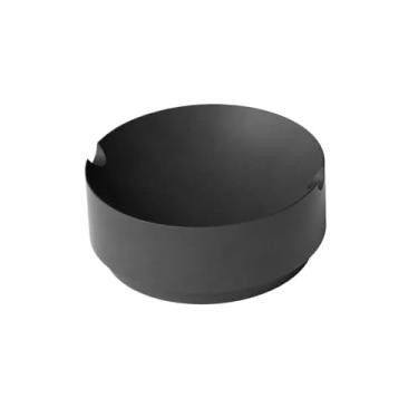 Imagem de x3anggyt5 Cinzeiros de cigarros cinzeiro redondo de cimento cinza de concreto de água transparente cinzeiro resistente para escritório em casa, restaurantes, varanda e espaços ao ar livre, etc