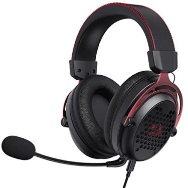 Imagem de Headset Gamer Redragon Diomedes Preto USB e 3.5mm Som Surround 7.1 Virtual PC, PS4 Xbox H386