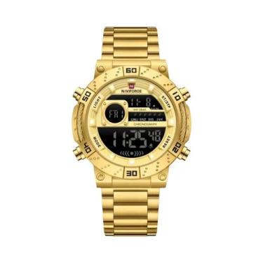 Imagem de Relógio Digital De Luxo À Prova d'Água Para Homens NAVIFORCE Com Pulse