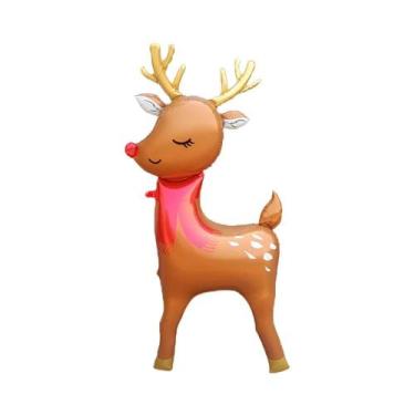 Imagem de Conjunto De Decorações De Natal Com Árvore Grande, Papai Noel, Boneco 