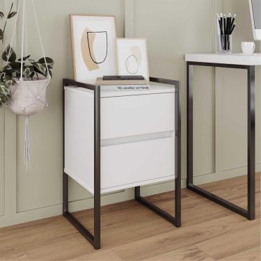 Imagem de Gaveteiro Industrial Com Gaveta Lelly Branco