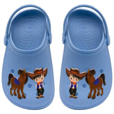 Imagem de Sandalia Babuche Infantil Nº 19 Ao 36 Chinelo Cowboy 12.113-Masculino