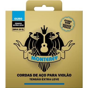 Imagem de Encordoamento Para Violão Aço Solez Monterey EMVA20 EL