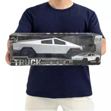 Imagem de Carrinho Controle Remoto Escala 1:12 Tesla Cybertruck 24Cm - Wian