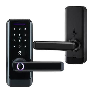 Imagem de Fechadura Digital Biométrica Eletrônica - 5 Formas De Acesso - Mixtou