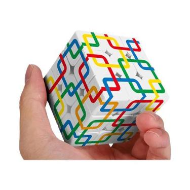 Imagem de Cubo Mágico 3x3x3 Com Impressão UV, Quebra-Cabeça 3D Profissional Suav