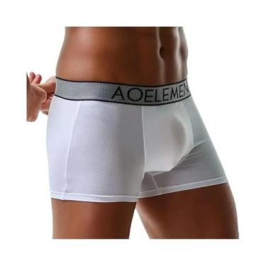 Imagem de Cuecas Boxer Masculinas Antideslizantes Com Bolsa Escrotal Convexa Em 