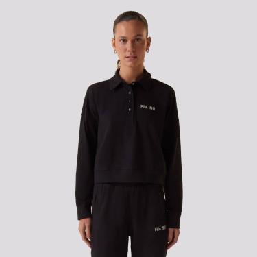 Imagem de Cropped Fila Comfort 1911 Feminino Manga Longa-Feminino
