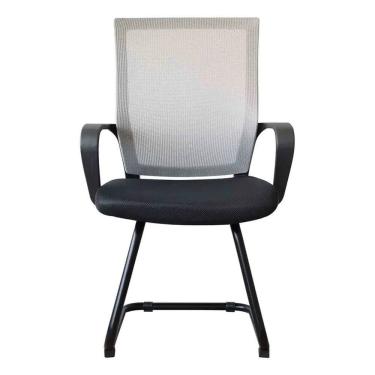 Imagem de Cadeira Recepcao Tela Mesh Double Escritorio - Future Preta