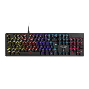 Imagem de Teclado Mecânico TGT Sherman V3 Rainbow Switch Azul ABNT2 Preto - TGT-SHR-RBW03