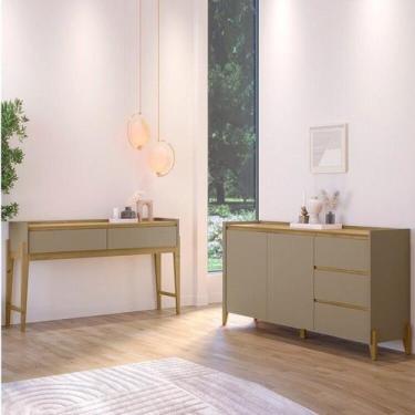 Imagem de Buffet Rennes 3 Gavetas e 2 Portas com Aparador 2 Gavetas Rennes - Cas