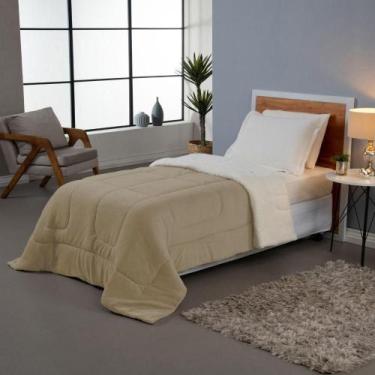 Imagem de Coberdrom Cobertor Solteiro Soft Sherpa de Carneiro Bege - Home Fernan