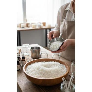 Imagem de 2x Cera Soja Lentilhada 1kg: Velas Limpas e Duradouras - Congratulatio