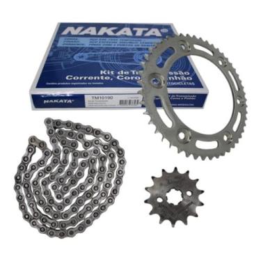 Imagem de Kit Relação Transmissão Nxr Bros 160 XRE 190 ORIGINAL NAKATA