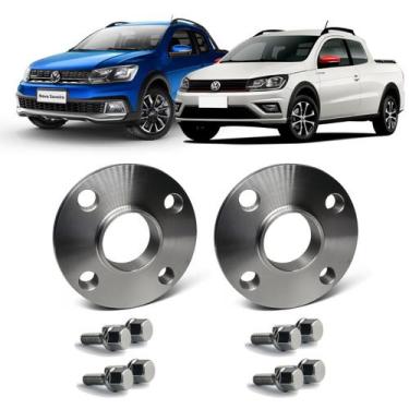 Imagem de 2 Espaçador Alargador De Rodas 15mm Saveiro G5 Em Diante - Borfix