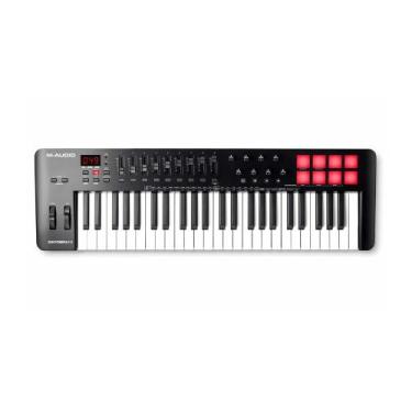 Imagem de Teclado Controlador M-Audio Oxygen Pro 49 Teclas USB MIDI 16 Pads Ilum