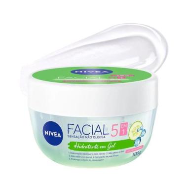 Imagem de Hidratante facial em gel nivea acido hialuronico e pepino 100g