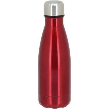 Imagem de Mijia Garrafa Térmica 23X7X7Cm 350Ml Inox Vermelho Parede Dupla - NH
