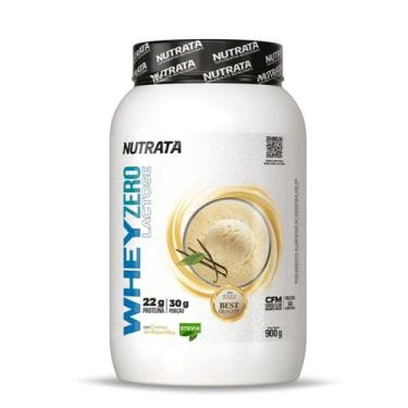 Imagem de Whey Zero Lactose Com Stevia Best Quality CFM 900g Nutrata, Baunilha