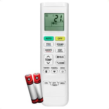 Imagem de Controle Remoto Compatível com Ar Condicionado Daikin com Pilhas Inclu