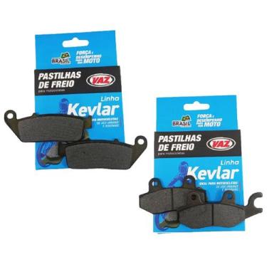 Imagem de Kit Pastilhas de Freio Kawasaki Versys X 300 2017-2020 Vaz - ECOPADS