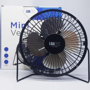Imagem de Mini Ventilador USB de Mesa 5v Silencioso Angulo Ajustável - LS-906 - 