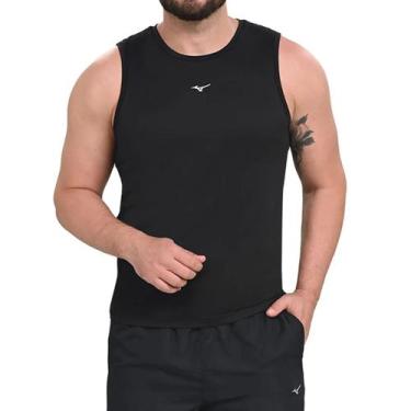 Imagem de Regata Mizuno Nirvana Masculina Preto, Preto, P
